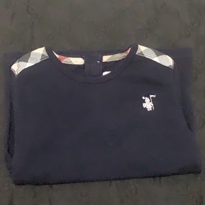 Burberry Navy Blue Polo - 3yr
